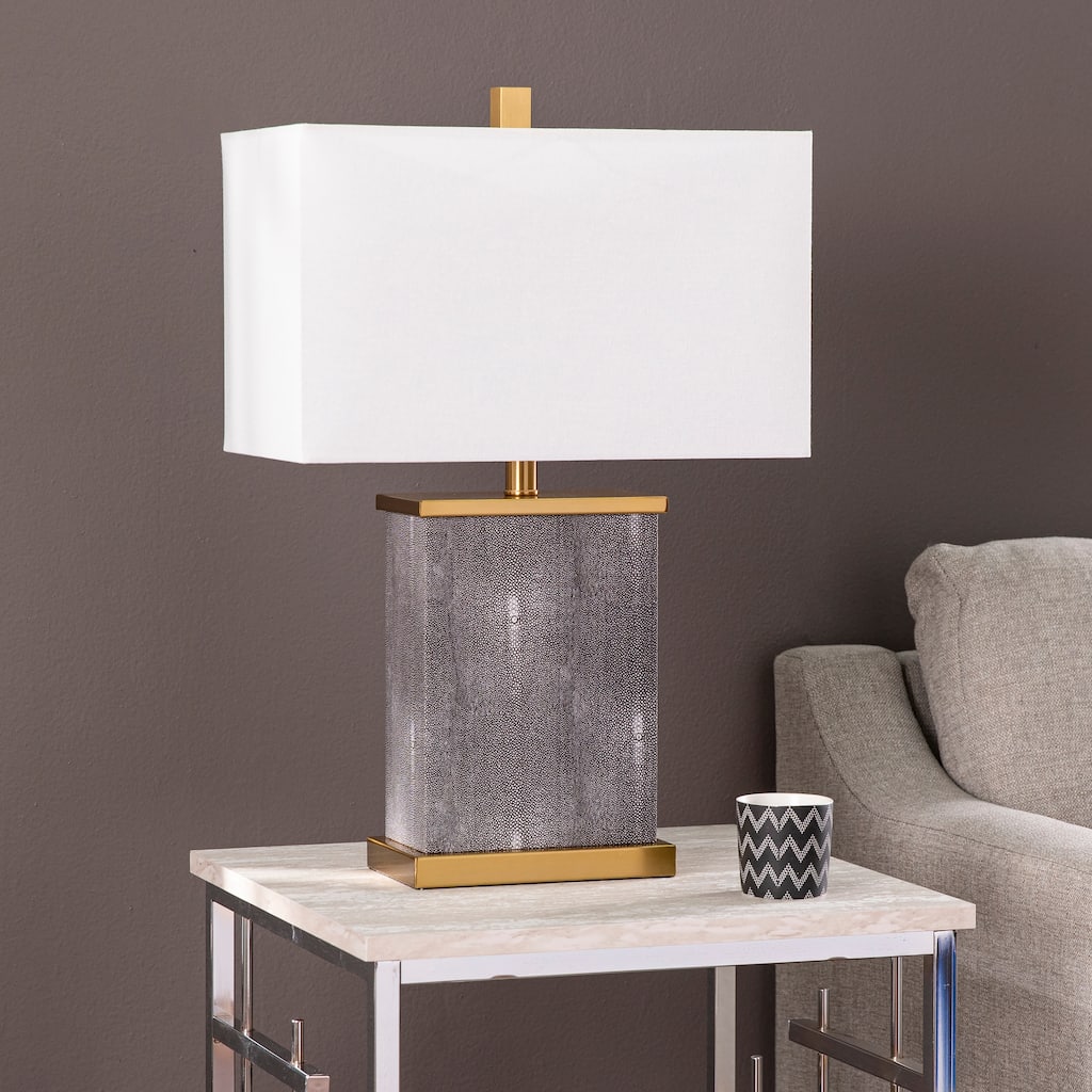 SEI Furniture Lovost Transitional White Fabric Lamp