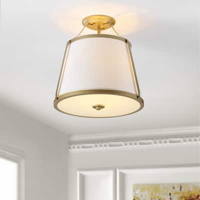 SAFAVIEH Lighting Lanis Flush Mount - 16" W x 12" D x 16" H