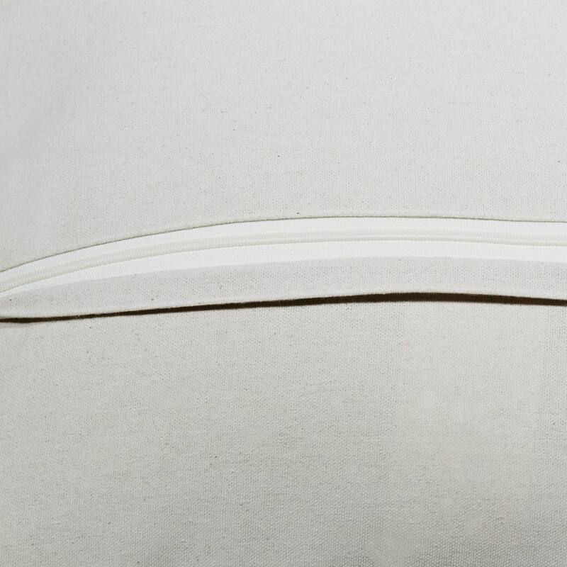 Handwoven Geometric Diamond Throw Pillow Cover - 20" - White and Black