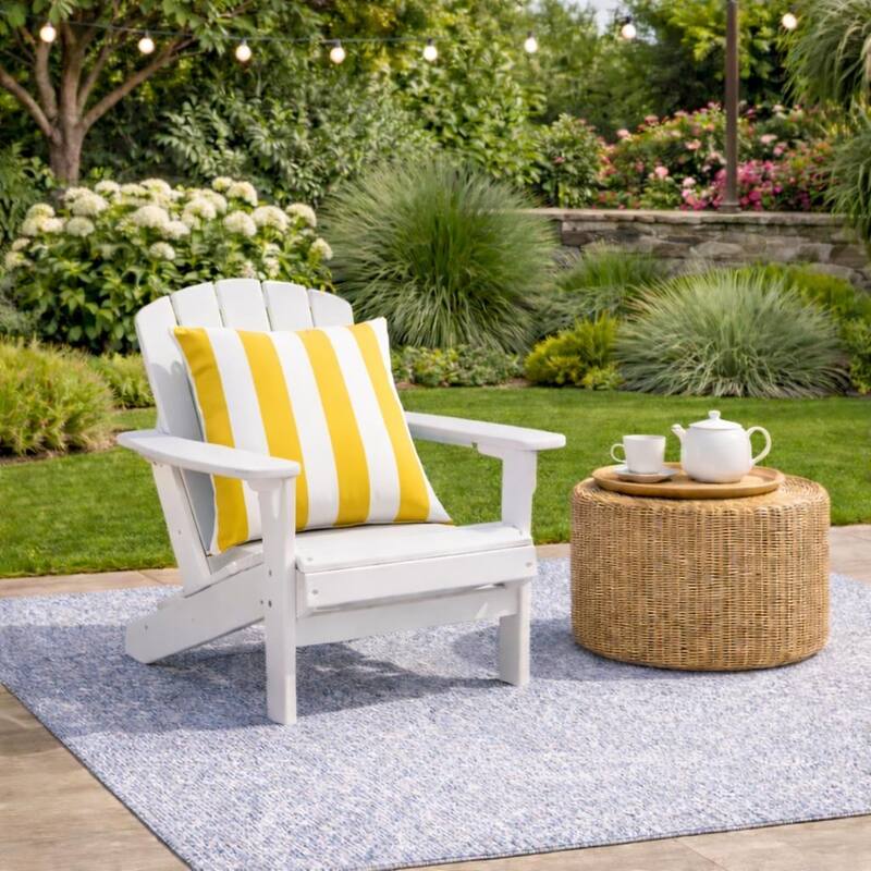 2 Pack Outdoor Throw Pillows,Waterproof & Fade-Resistant Patio Cushions-Soft & Comfortable Decorative Pillow Covers(18"x18")