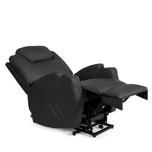 Shop Costway Electric Lift Power Recliner Chair Heated Massage Sofa Lounge Overstock 22649824