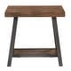 preview thumbnail 24 of 35, Bryson Rustic X-Base End Table with Shelf by iNSPIRE Q Classic