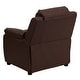 preview thumbnail 30 of 106, Deluxe Padded Contemporary Kids Recliner with Storage Arms
