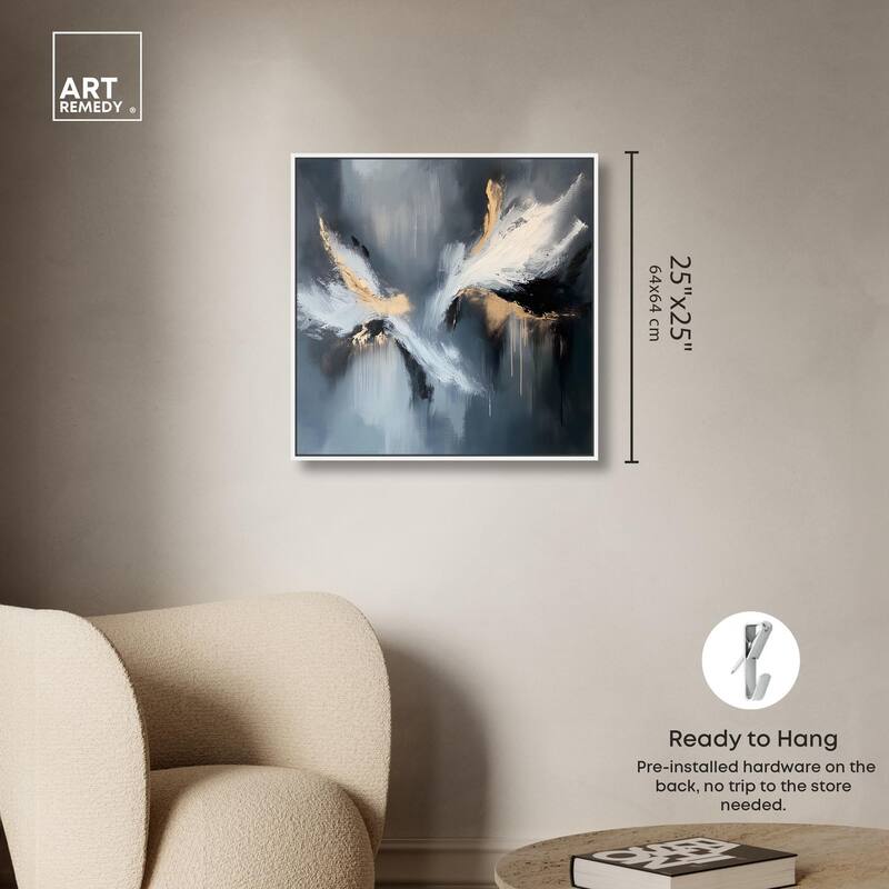 Wings of Gold Canvas by Art Remedy