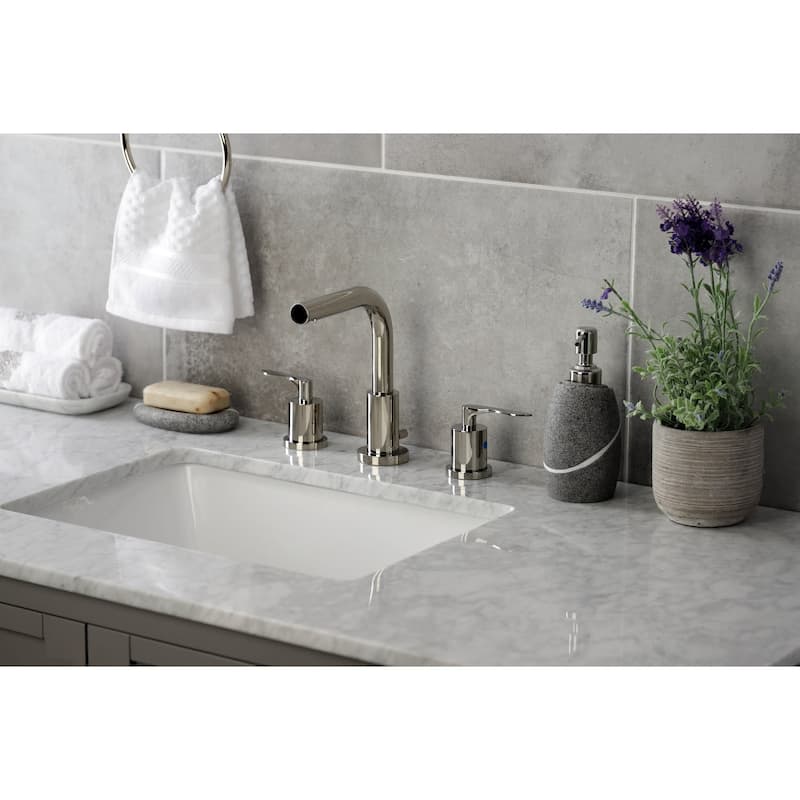 Kingston Brass Serena 1.2 GPM Widespread Bathroom Faucet with Pop-Up