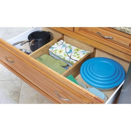 Shop Lipper 8897 Bamboo Kitchen Drawer Dividers Set Of Two