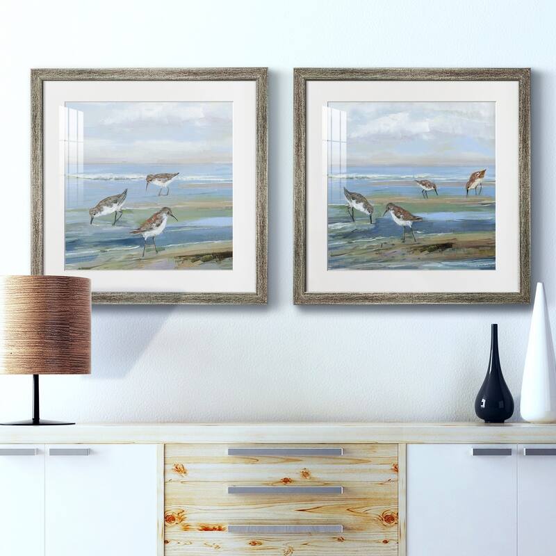 Seabird Beach I- Premium Framed Print - Ready to Hang