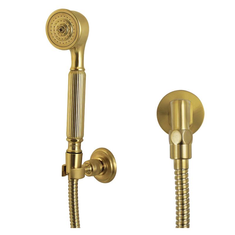 Kingston Brass Restoration Hand Shower Kit - Brushed Brass