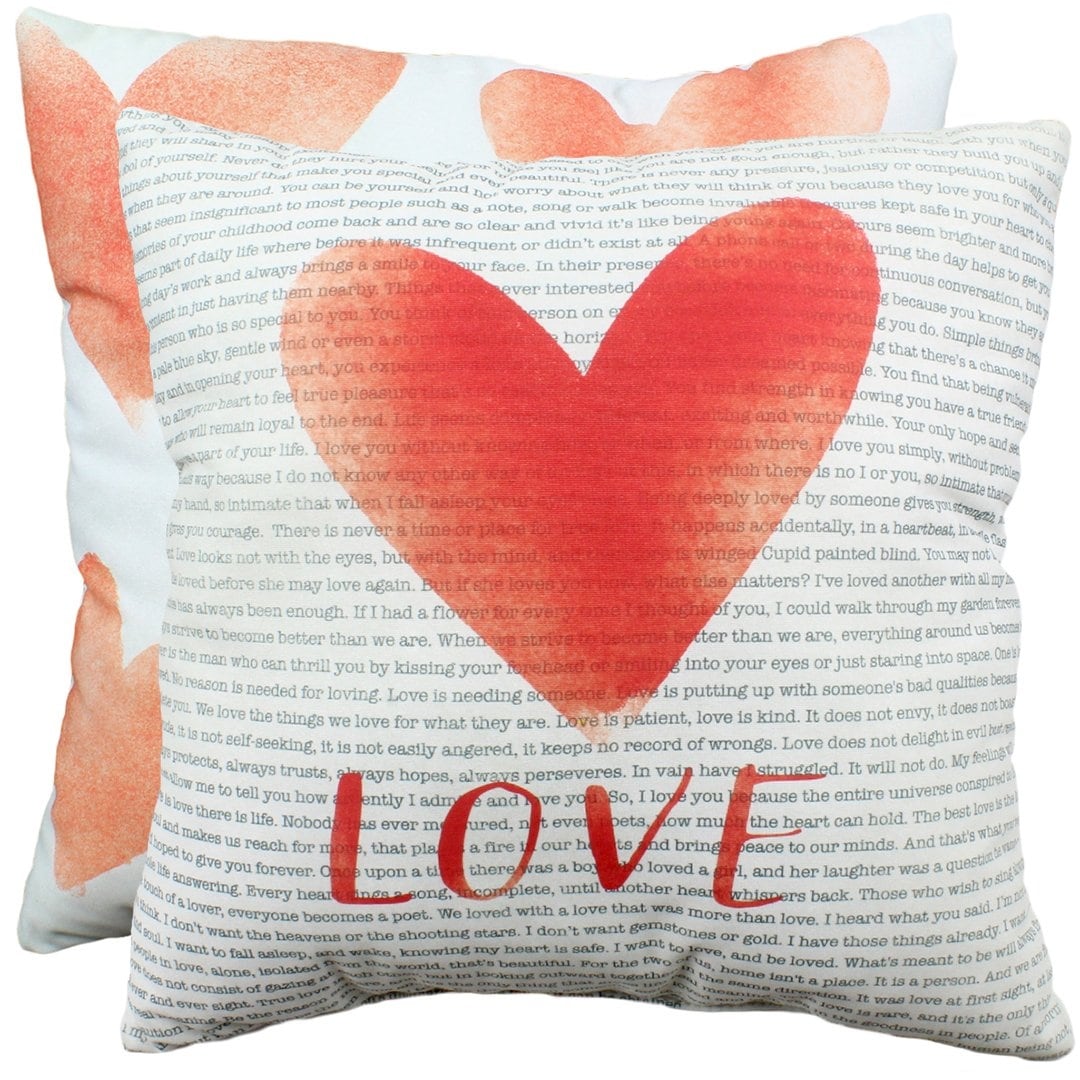 Pillows with quotes on them clearance