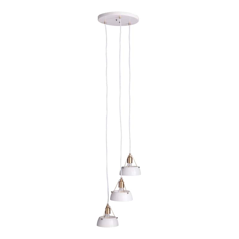 SEI Furniture Rabruo Contemporary Metal 3-light Cluster Pendant