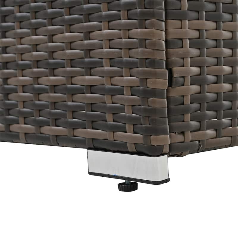 4 Set Wicker Furniture,Patio Furniture,Seasonal PE Wicker Furniture