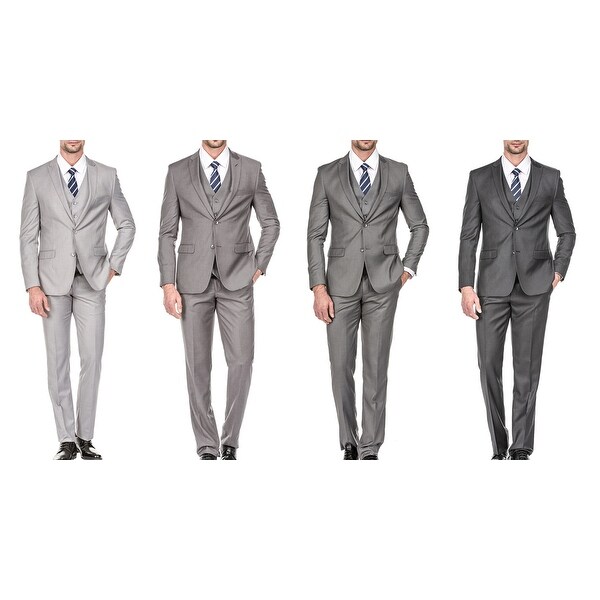 silver gray pant coat