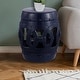 preview thumbnail 5 of 78, Lucky Coins 16" Chinese Ceramic Drum Garden Stool