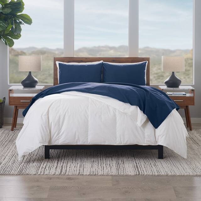 100% Cotton Sateen Luxurious 1200 Thread Count 4-Piece Sheet Set