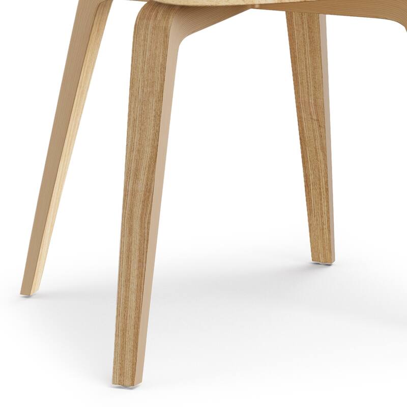 WYNDENHALL Calinda Mid Century Modern Bentwood Single Dining Chair - 20.5"w x 21.7"d x 30.9"h
