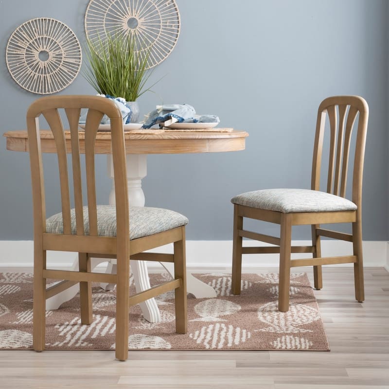 Linon Pendale Solid Wood Farmhouse Dining Side Chair (Set of 2)