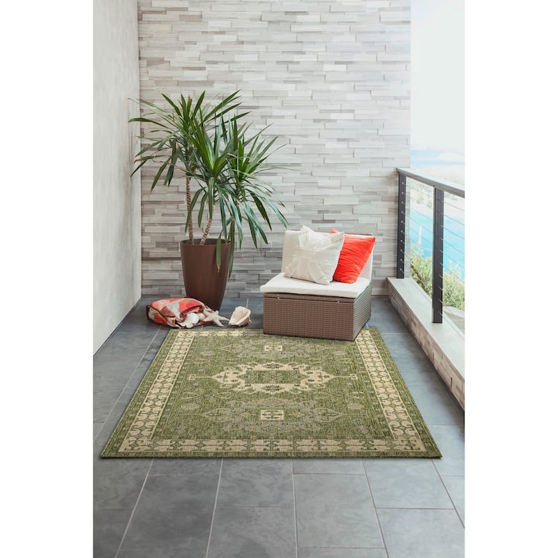Liora Manne Carmel Kilim Indoor/Outdoor Rug