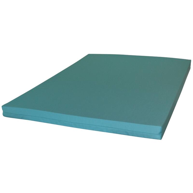 Bed Cushion - 4" Thick - Full Size - Aqua