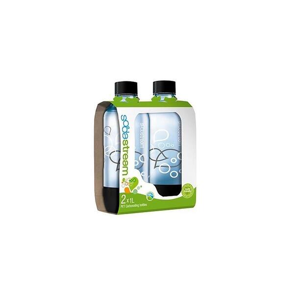 SodaStream 1 Liter Carbonating Bottles - Black (2 Pack) SodaStream 1 Liter Carbonating Bottle - Bed Bath & Beyond