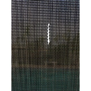 Outsunny Two Person Outdoor Mesh Fabric Patio Double Glider Chair with Center Table