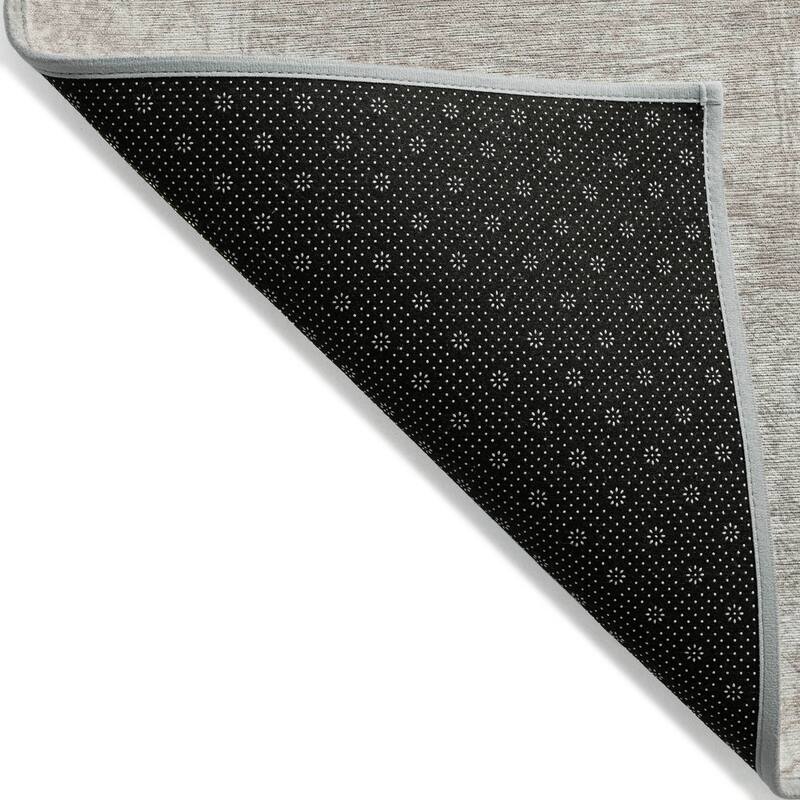 Machine Washable Indoor/ Outdoor Abstract Solid Chantille Rug