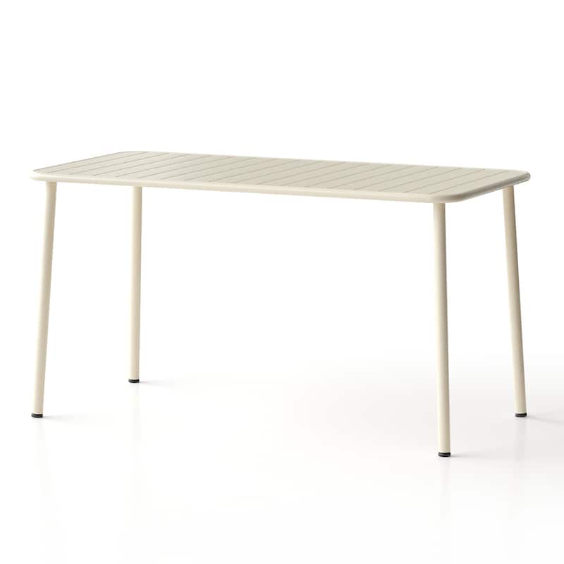 Sella long table outdoor dining table villa courtyard balcony table outdoor leisure table simple garden waterproof table