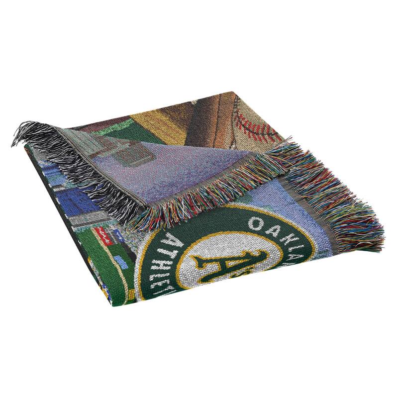 MLB Woven Tapestry Throw Blanket