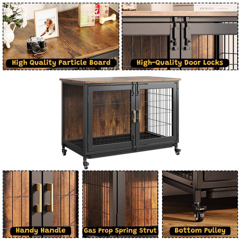 Heavy Duty Dog Crate Kennel Furniture