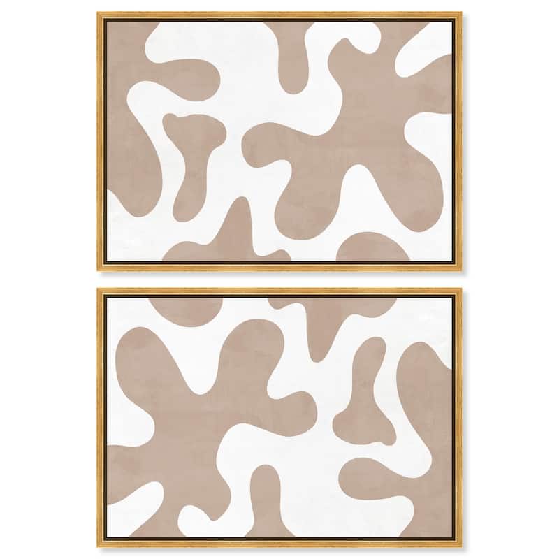 Simple Golden Butterfly Canvas by Art Remedy - 40" x 40" - Silver