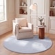 preview thumbnail 2 of 65, SAFAVIEH Faux Rabbit Washable Fur Teofila Solid Shag Rug