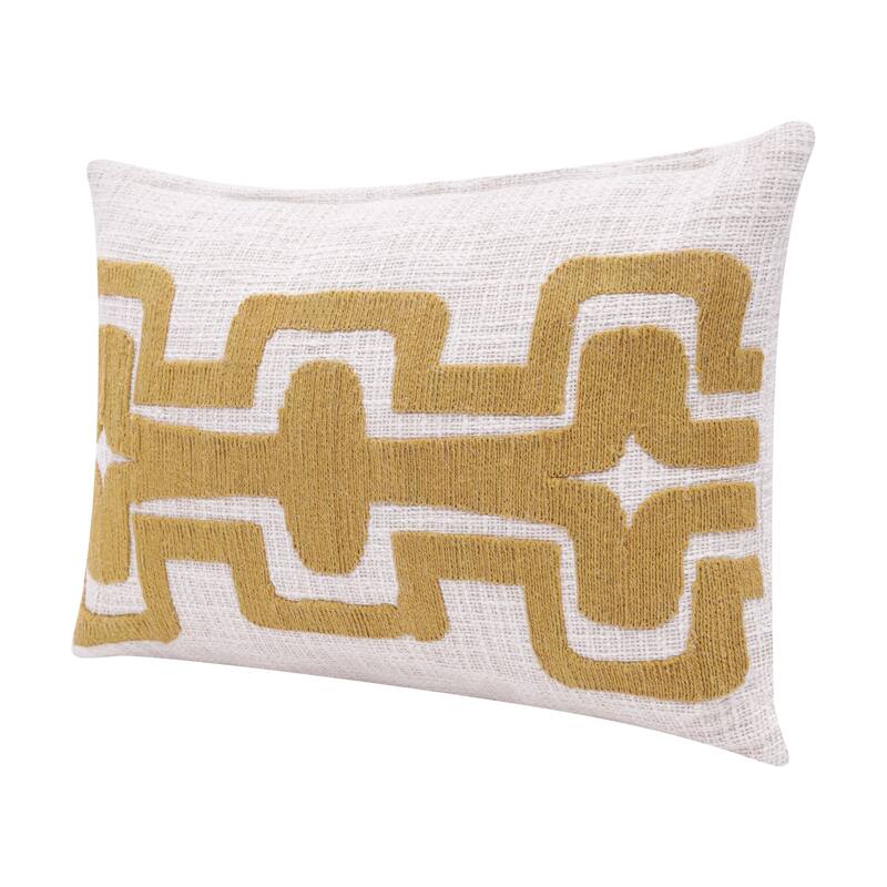 Sevita Geometric Handmade Decorative Throw Pillow