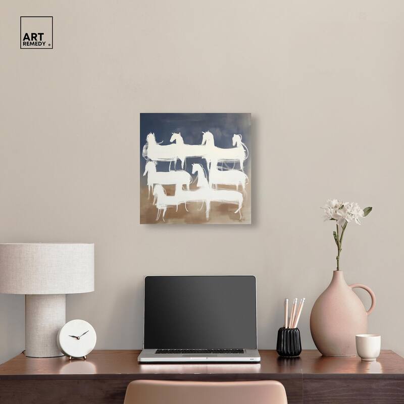 Phantom Herd Canvas by Art Remedy, Gallery Wrapped