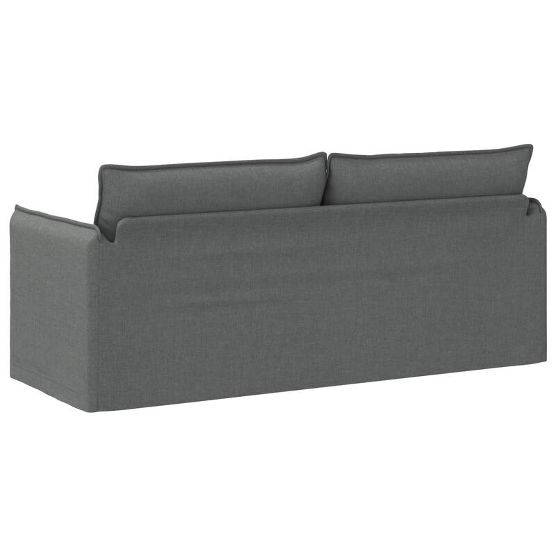 vidaXL Sofa Dark Grey Fabric
