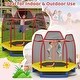 preview thumbnail 22 of 48, Costway 7FT Kids Trampoline Outdoor Indoor Recreational Bounce Jumper