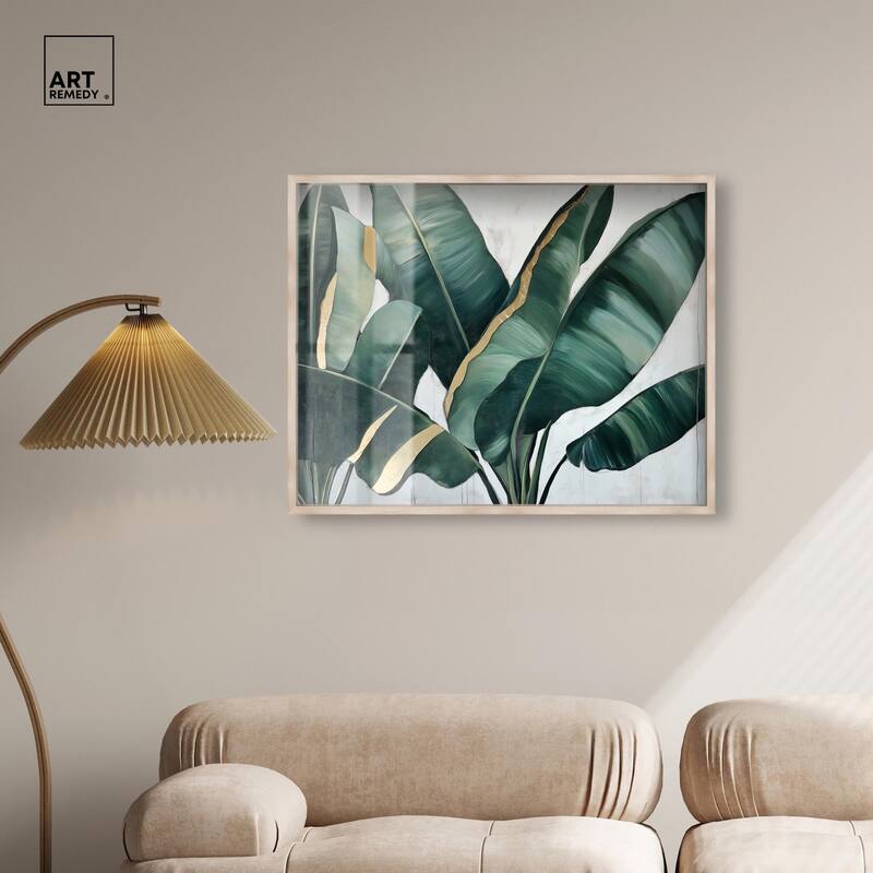 Jungle Jewel Jade I Shadowbox by Art Remedy