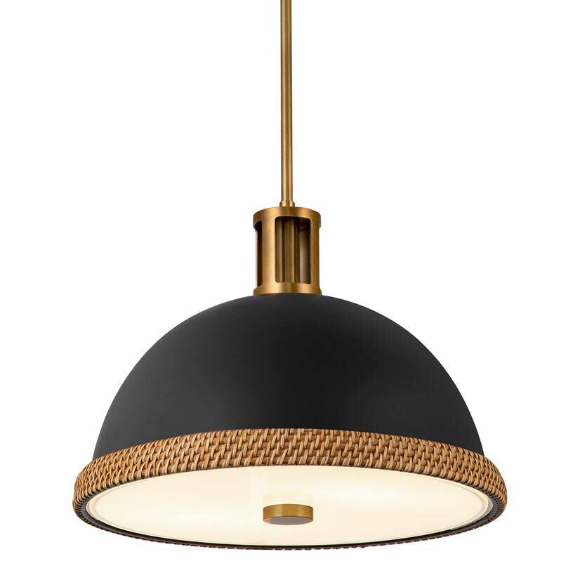 Alora Lighting PD331016 Doral 2 Light 17" Wide Pendant