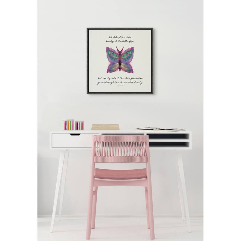 Kate and Laurel Sylvie Growth Framed Canvas by Mentoring Positives