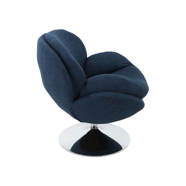 Relax R Strand Leisure Accent Chair in Denim Fabric On Sale