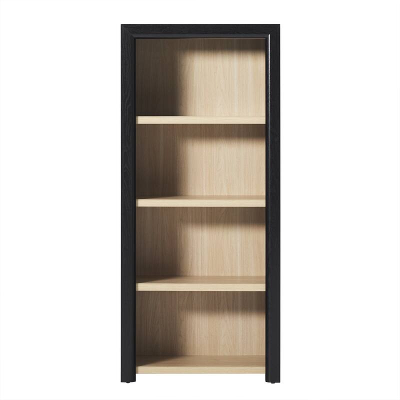 Walker Edison Modern Wood Open Bookshelf