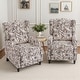 preview thumbnail 2 of 16, 29'' W Vintage Floral Manual Push Back Recliner Chair Set of 2
