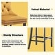 preview thumbnail 33 of 64, Contemporary Velvet Upholstered Counter Bar Stools Set of 4