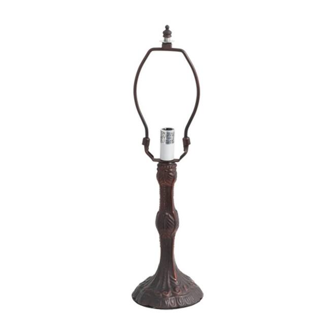 Meyda Tiffany 211786 Pompeii 9" Tall Lamp Base - Mahogany Bronze