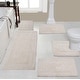 preview thumbnail 12 of 58, Classy Bathmat Collection 100% Cotton Non-Slip Bathroom Rug Set, Machine Washable Bath Rug, 5 Piece Bath Mat Set with Contour Ivory
