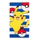 preview thumbnail 1 of 3, Pokemon Beach Pika Beach Towel 30×60 Inches - 30x60