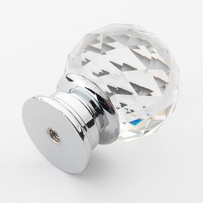 GlideRite 1.19-inch Clear K9 Crystal Cabinet Knobs (Pack of 25)