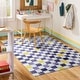 preview thumbnail 6 of 24, TOWN & COUNTRY PLAY Niko Checkmate Kids Plush Washable Area Rug