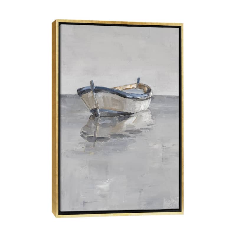 iCanvas "Boat on the Horizon II" by Ethan Harper Framed Canvas Print - Gold - 40x26