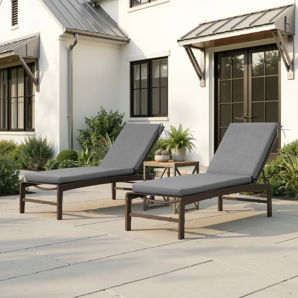 Outdoor Patio Chaise Lounge Chair Cushion
