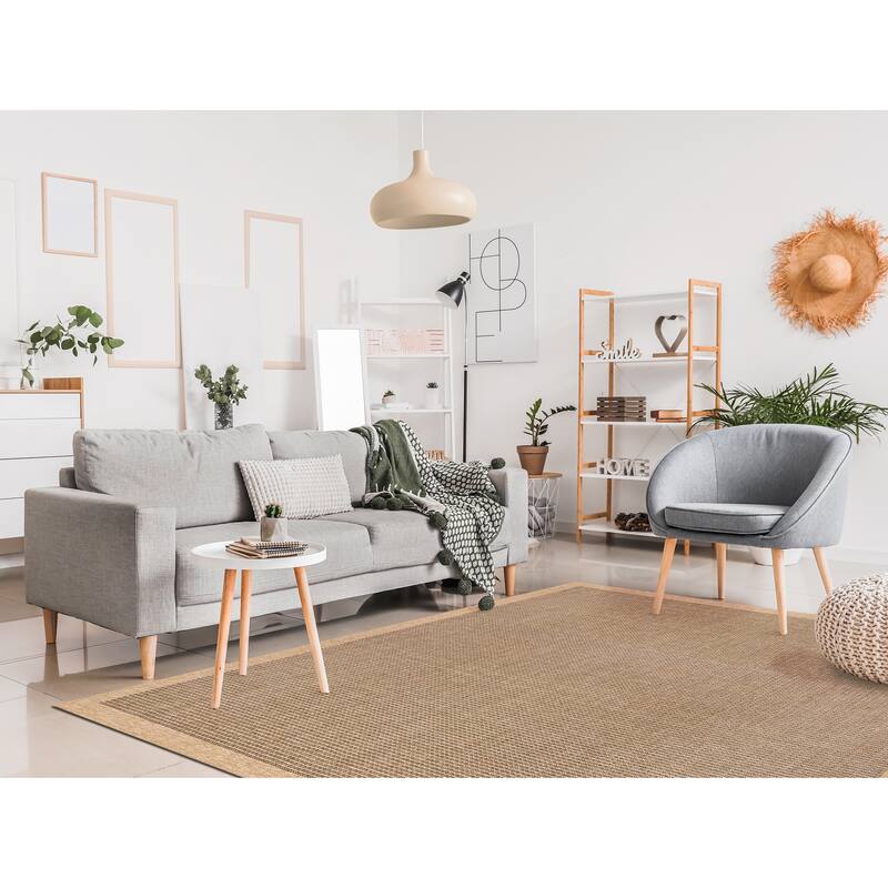 Liora Manne Sahara Texture Border Indoor/Outdoor Rug
