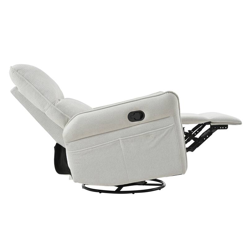 360° Swivel Rocker Manual Recliner Chair for Living Room, Bedroom